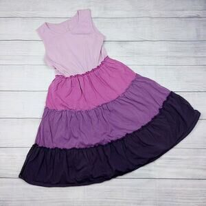 8/10 Garnet Hill Kids Purple Ombre Tank Dress